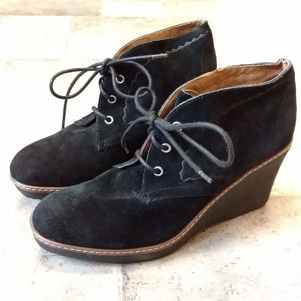 Naturalizer N5 Kaitlyn black leather booties 8.5